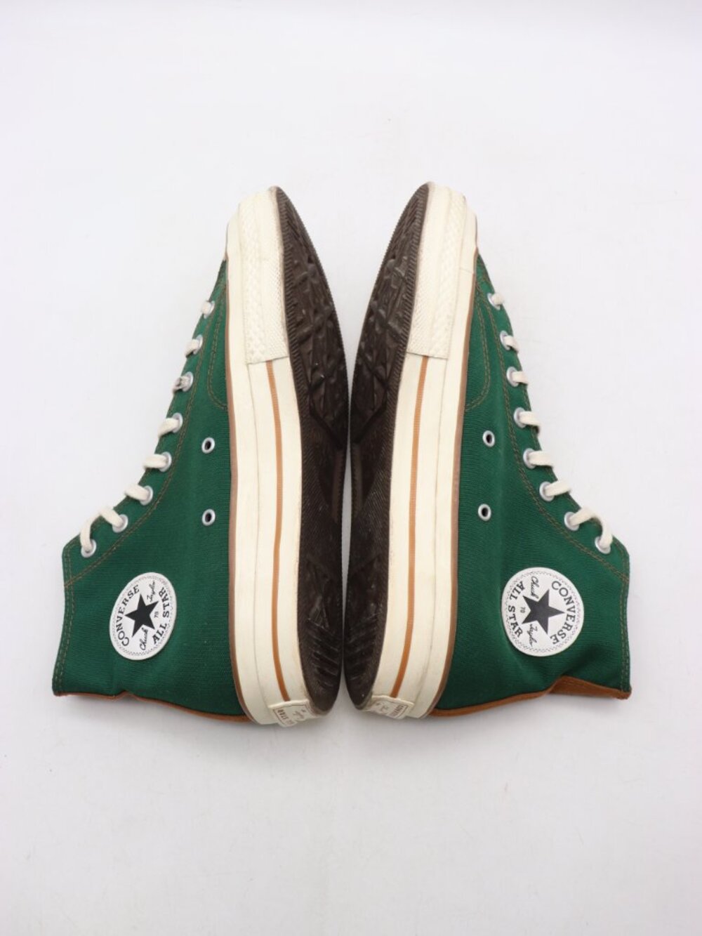 Converse All Star Chuck Taylor Mens 9.5 Womens 11.5 Hi High Top Forest Green - Picture 6 of 9